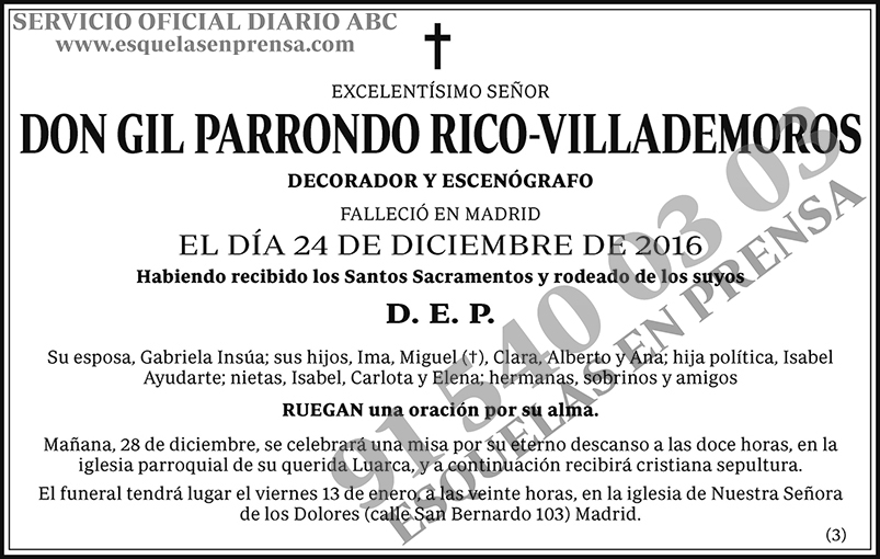 Gil Parrondo Rico-Villademoros